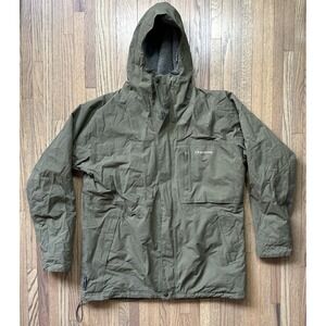 SPRAYWAY Jacket Men's SZ L Green Waterproof Rain Coat Hydrodry Parka Hooded